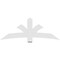 Ekena Millwork Davenport Architectural Grade PVC Gable Bracket, 72"W x 27"H x 2"D x 6"F, 9/12 Pitch GBP072X27X0206DAV00 - alternate 5